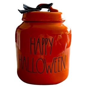 🎃Rae Dunn HAPPY HALLOWEEN Large Canister